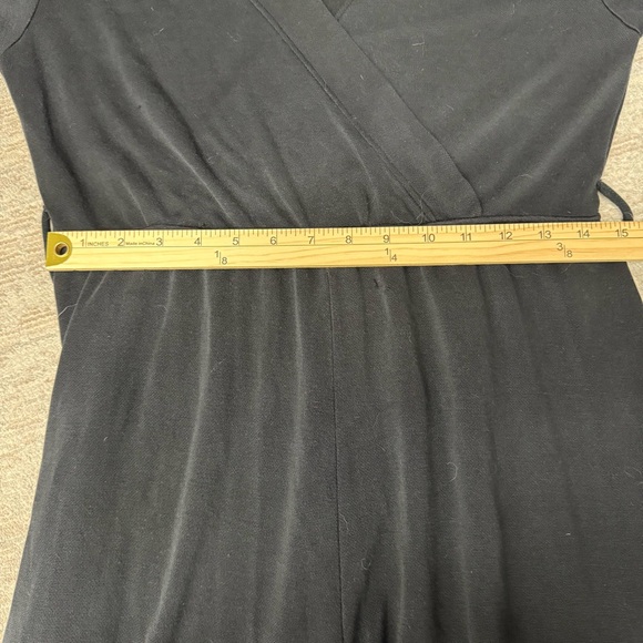 Beyond Yoga All Wrapped Up Black Women's Jogger Leg Modal Jumpsuit - Picture 8 of 11